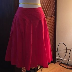 A Line Skirt with Taffeta lining